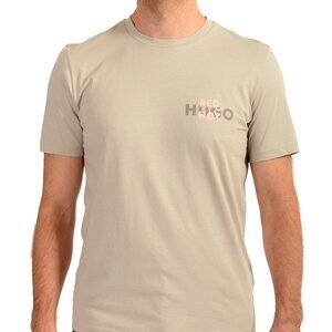 Hugo Boss Men's "DOMAYHOT" Gray Crewneck Short Sleeve T-Shirt US S IT 48